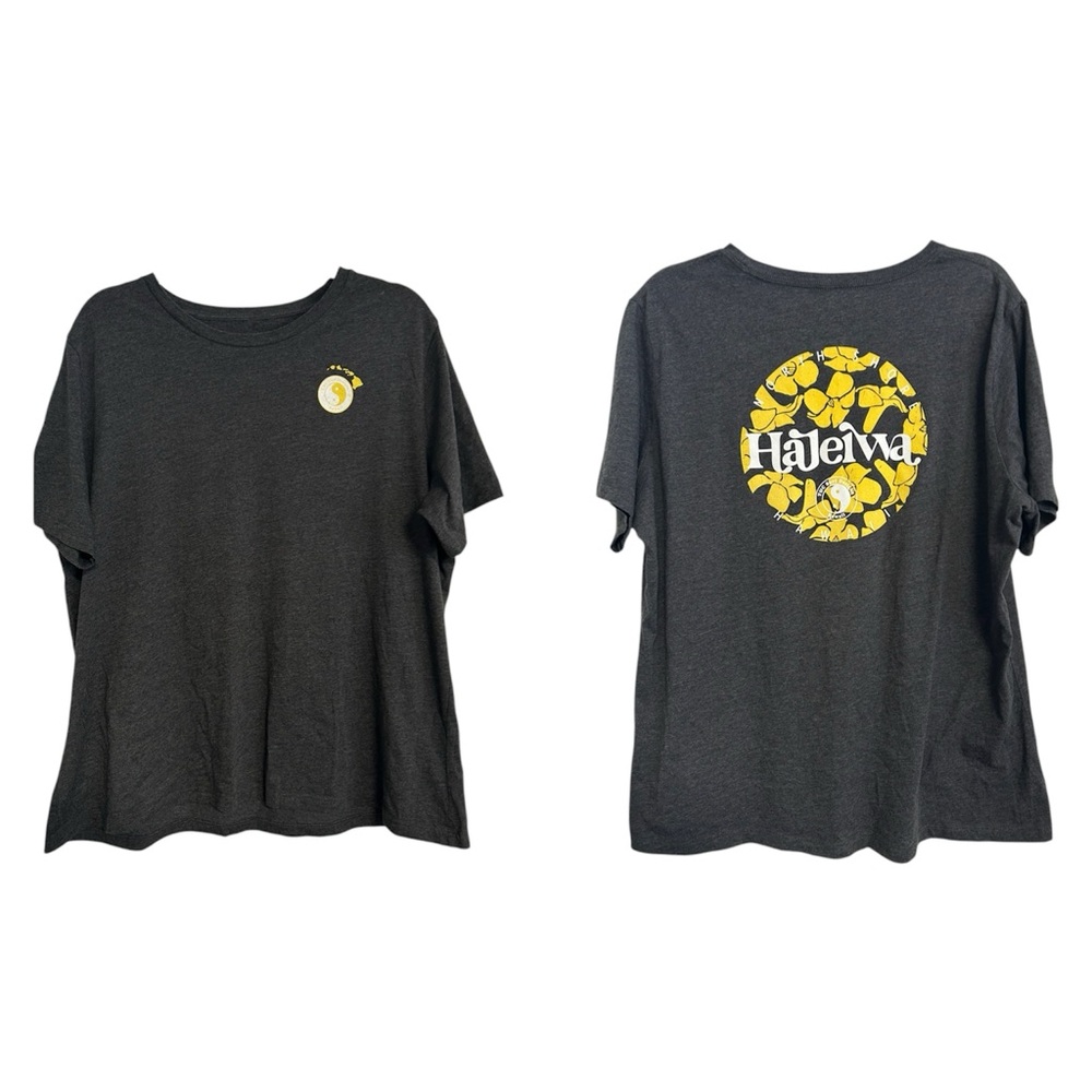 Town & Country Surf T & C Hawaii Haleiwa T-shirt Womens 2XL‎ Gray